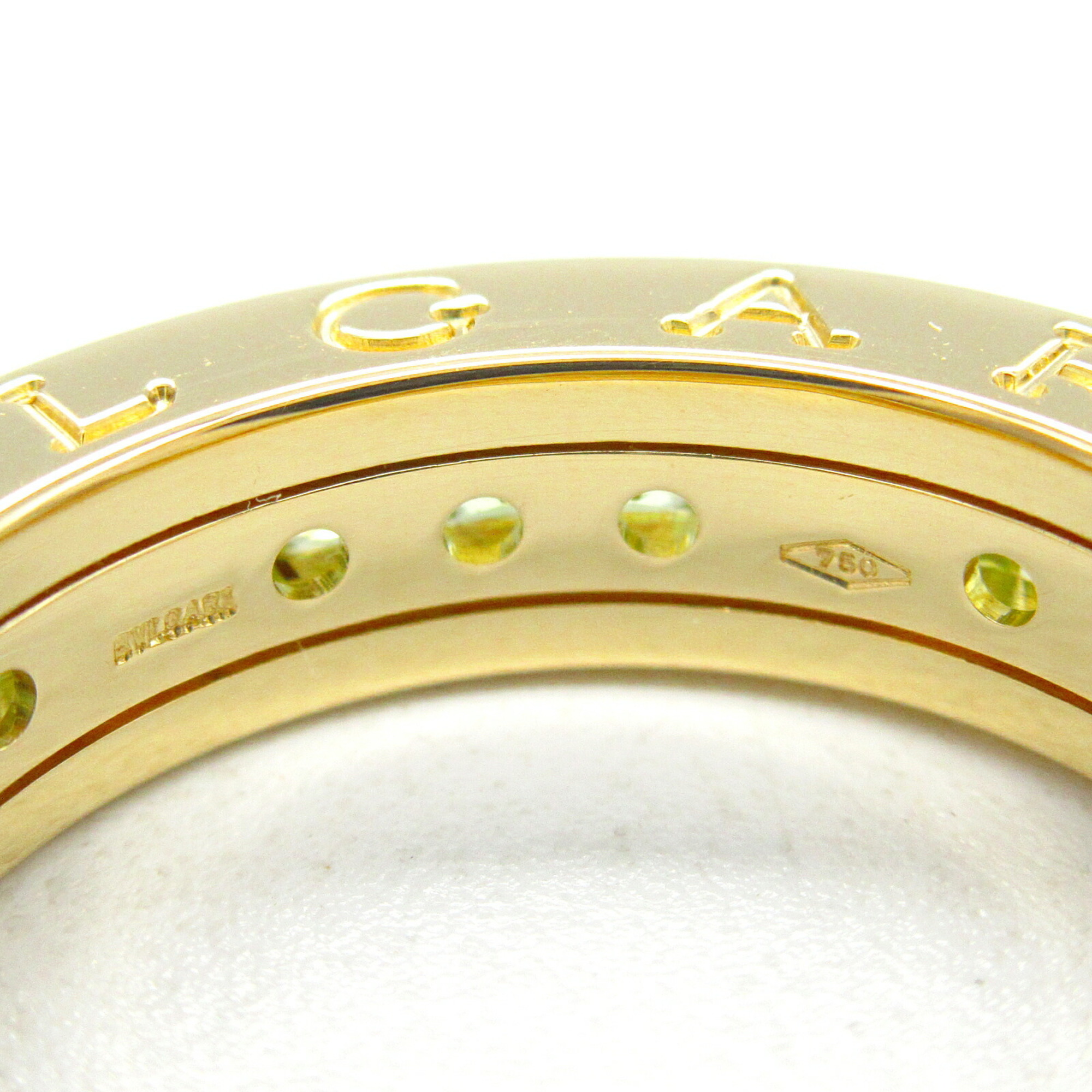 BVLGARI B-zero1 Peridot Ring, K18 (yellow gold), Peridot, Women's, Green