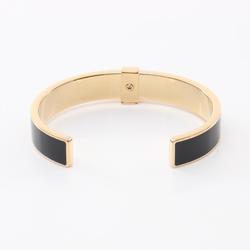 PRADA Triangle Bangle GP (Gold Plated) Enamel Women's Black Gold 1IB4402BA6F0J05