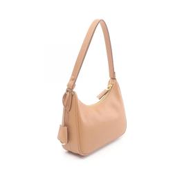 Prada SAFFIANO LUX Shoulder Bag, Saffiano Leather, Women's, Beige, 1BC204NZVF0P9G