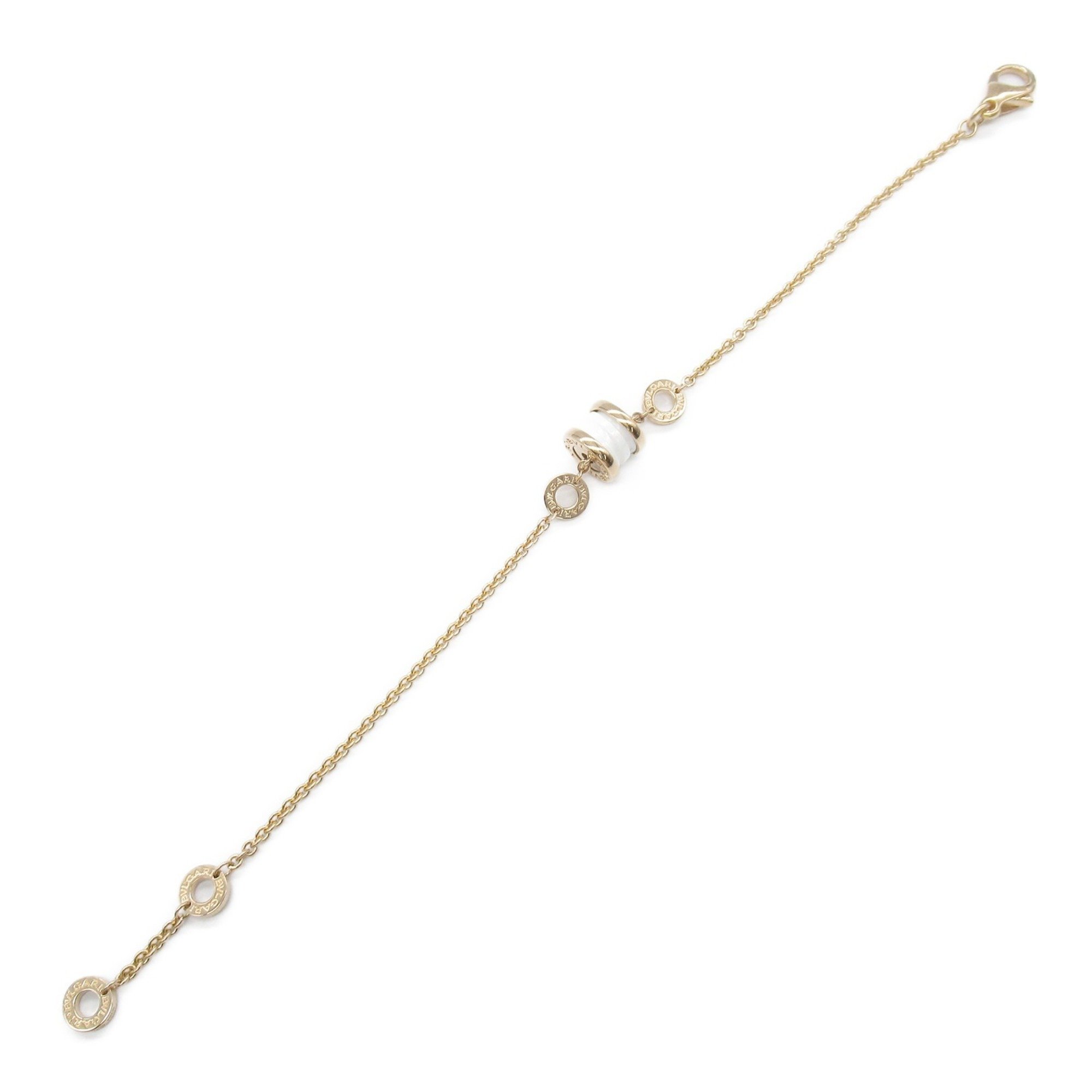 BVLGARI B-zero1 Bracelet SM K18PG (Pink Gold) Women's White