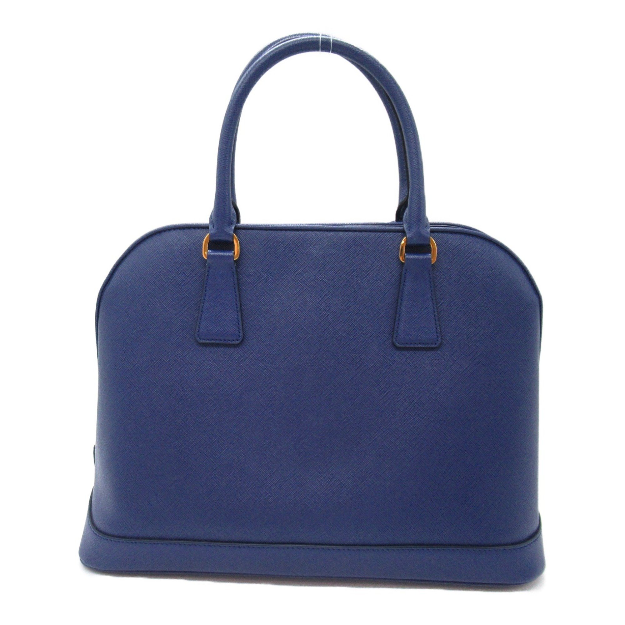 PRADA 2way hand bag, handbag, Saffiano leather, women's, blue, BN2558