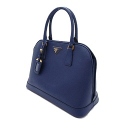 PRADA 2way hand bag, handbag, Saffiano leather, women's, blue, BN2558