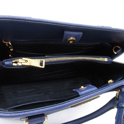 PRADA 2way hand bag, handbag, Saffiano leather, women's, blue, BN2558