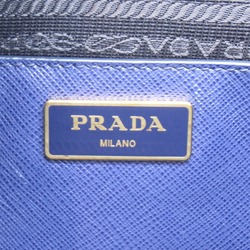 PRADA 2way hand bag, handbag, Saffiano leather, women's, blue, BN2558