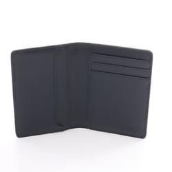 FENDI Diagonal Business Card Holder/Card Case Coated Canvas Leather Men's Navy 7M0349ASICF1O97