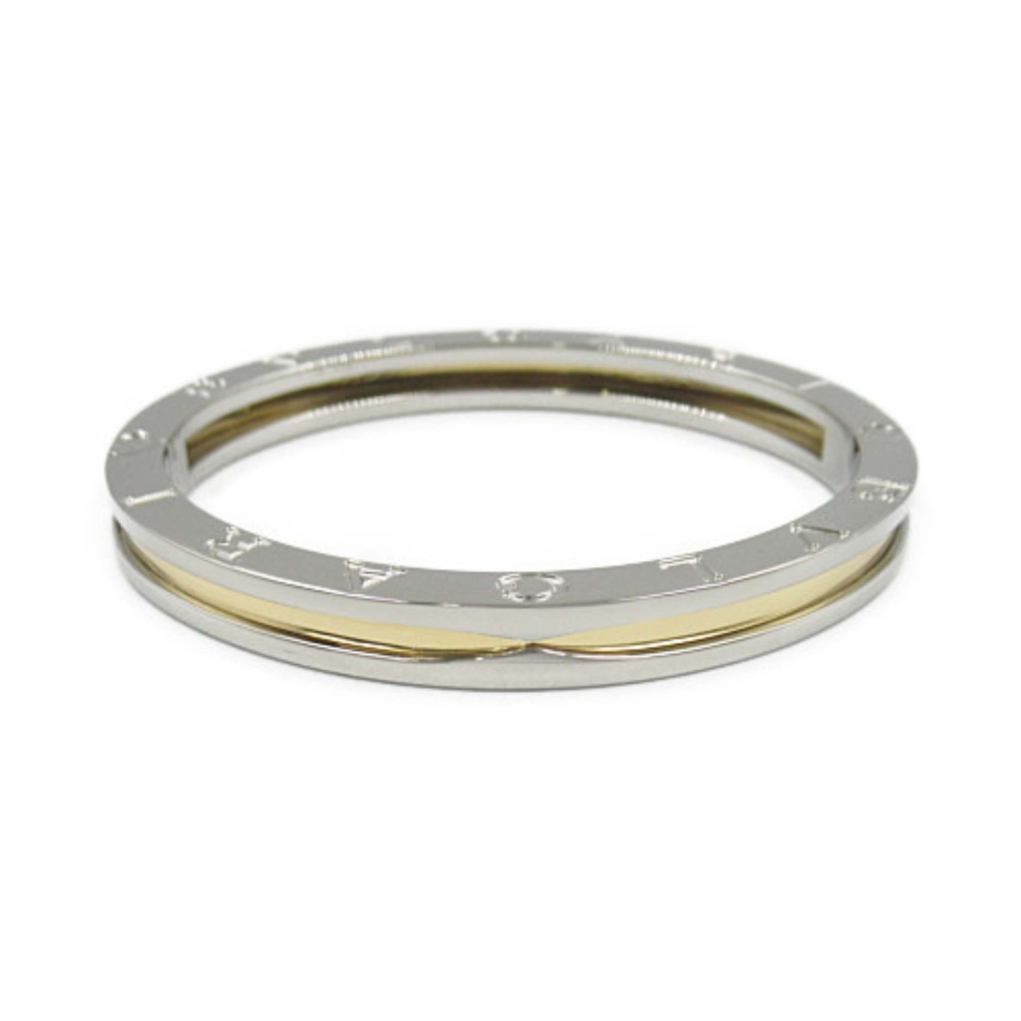 BVLGARI B-zero1 Bracelet K18 (yellow gold) Stainless steel Ladies Silver Gold