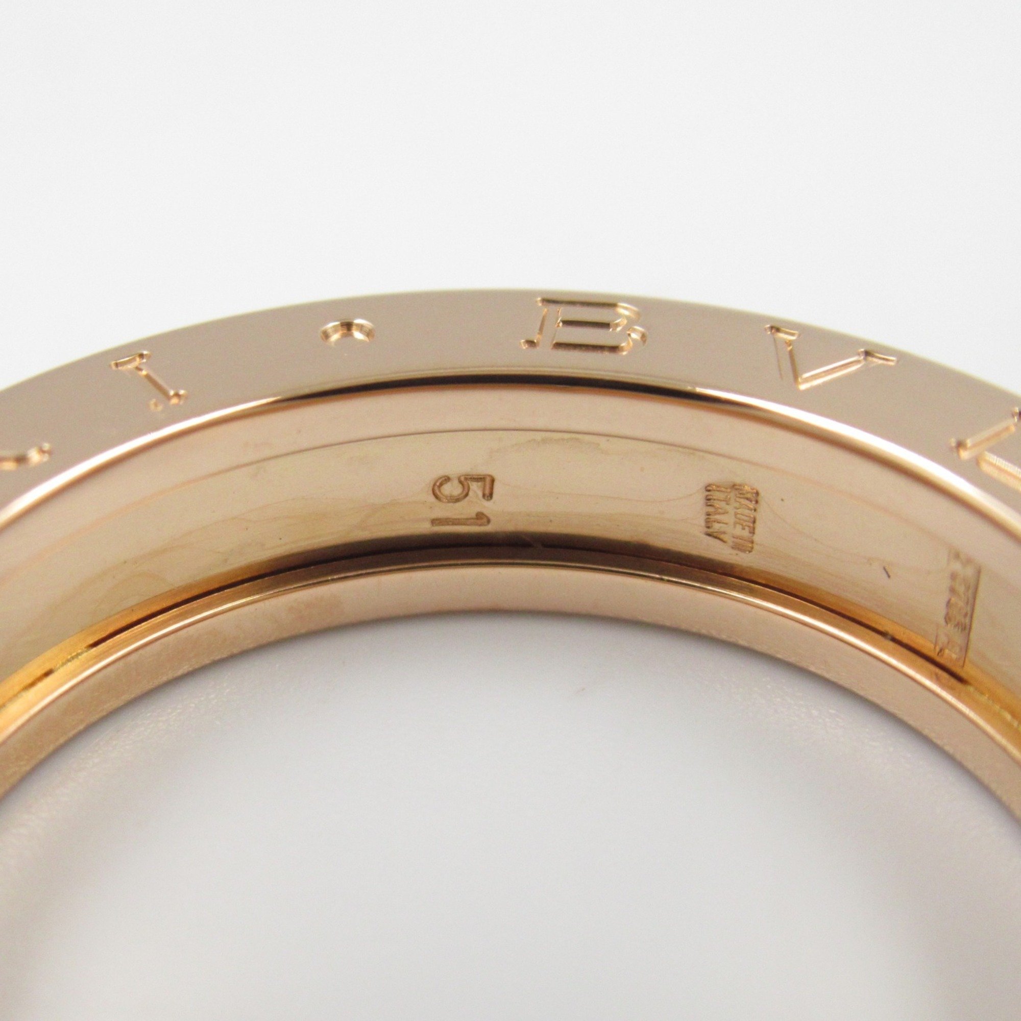 BVLGARI B-zero1 Ring, K18PG (pink gold), ladies' gold