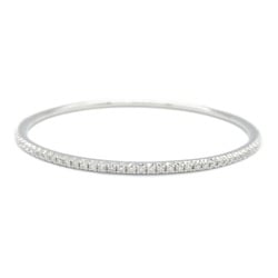 Tiffany & Co. Metro Medium Diamond Bracelet, K18WG (White Gold), Diamond, Women's, Clear