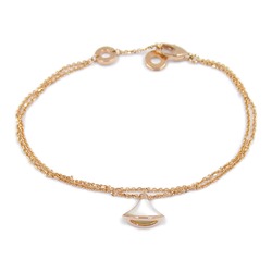 BVLGARI Diva Dream Shell Bracelet K18PG (Pink Gold) Women's White