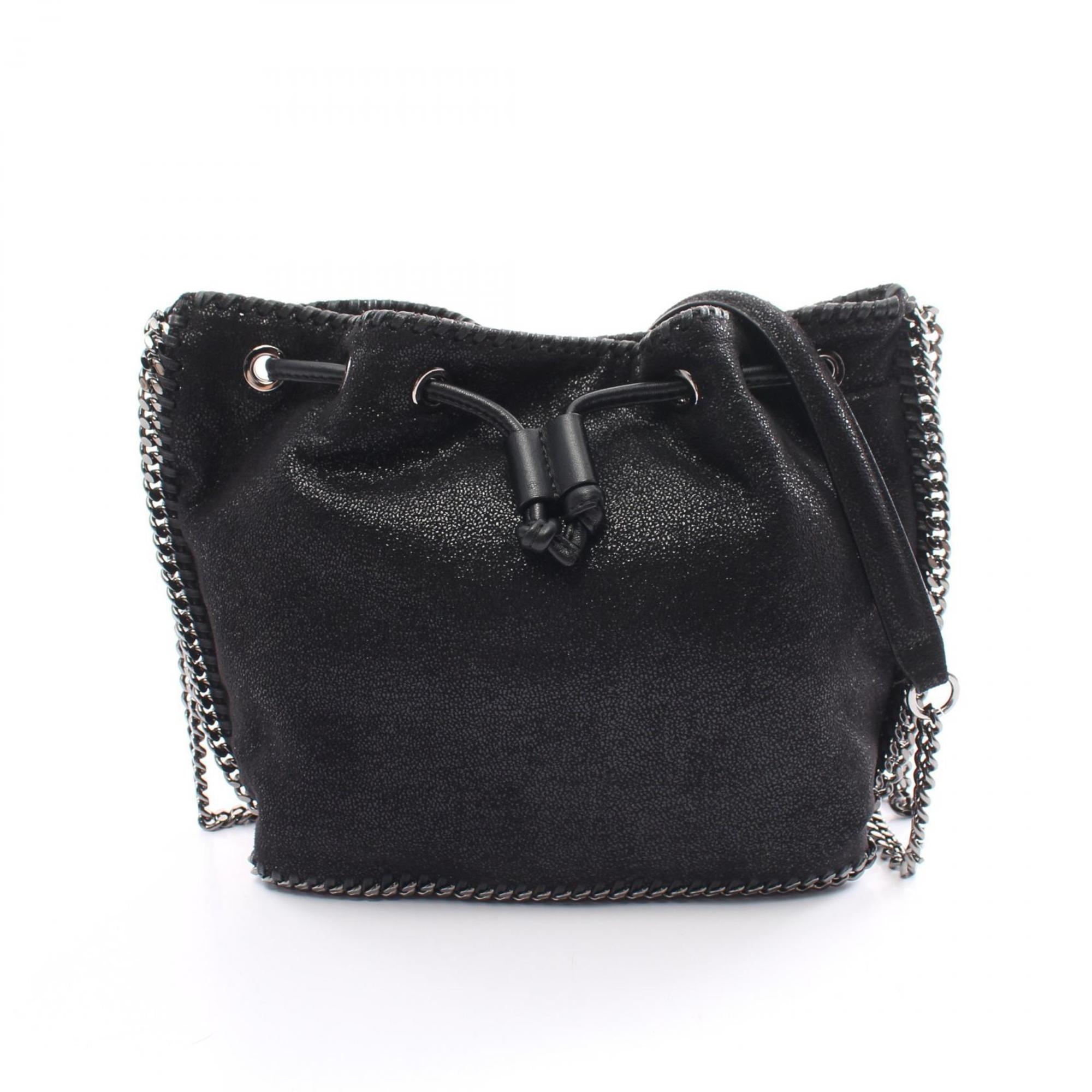 Stella McCartney Falabella Shoulder Bag, Faux Leather, Women's, Black