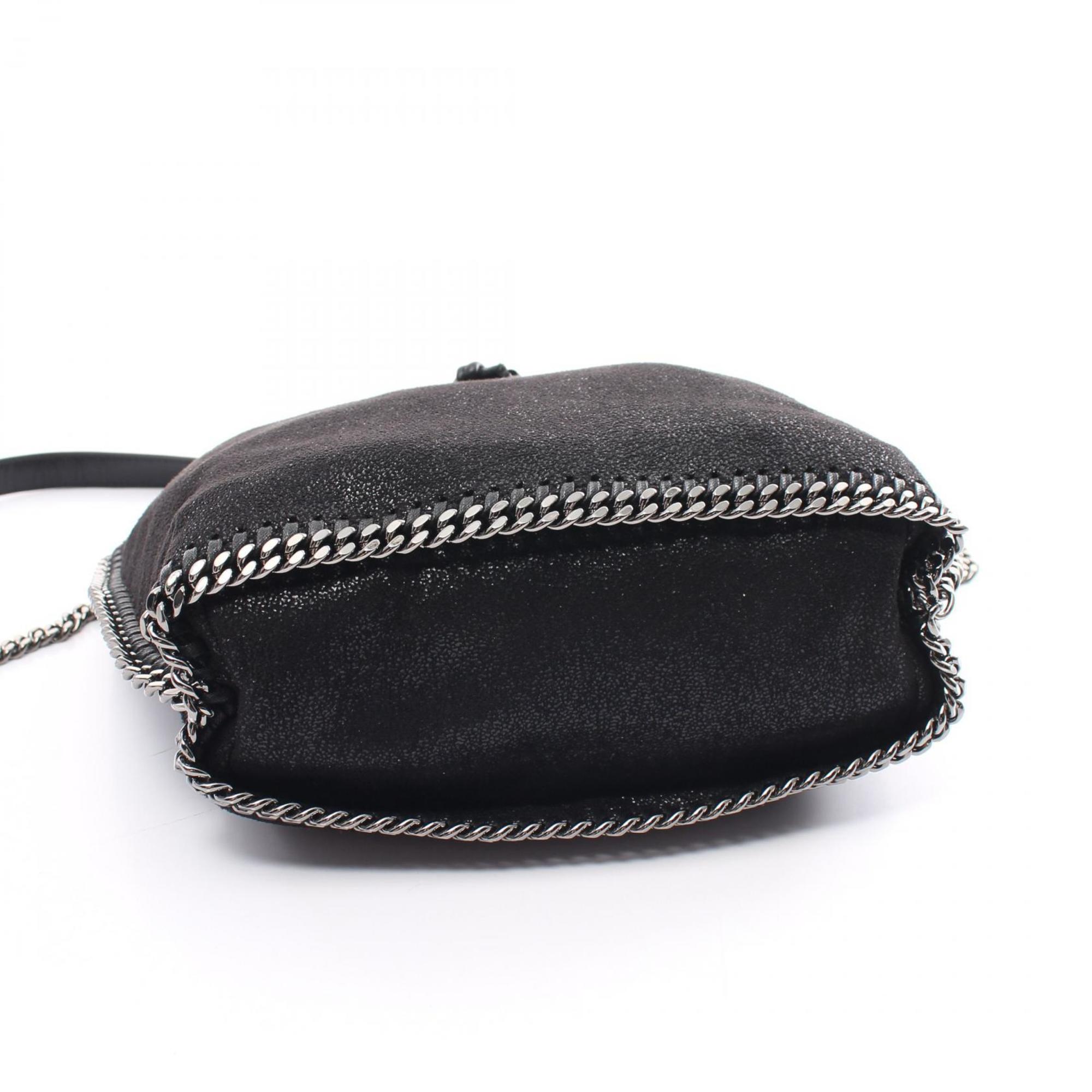 Stella McCartney Falabella Shoulder Bag, Faux Leather, Women's, Black