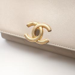 CHANEL Matelasse 31 rue cambon shoulder bag, lambskin, women's, grey