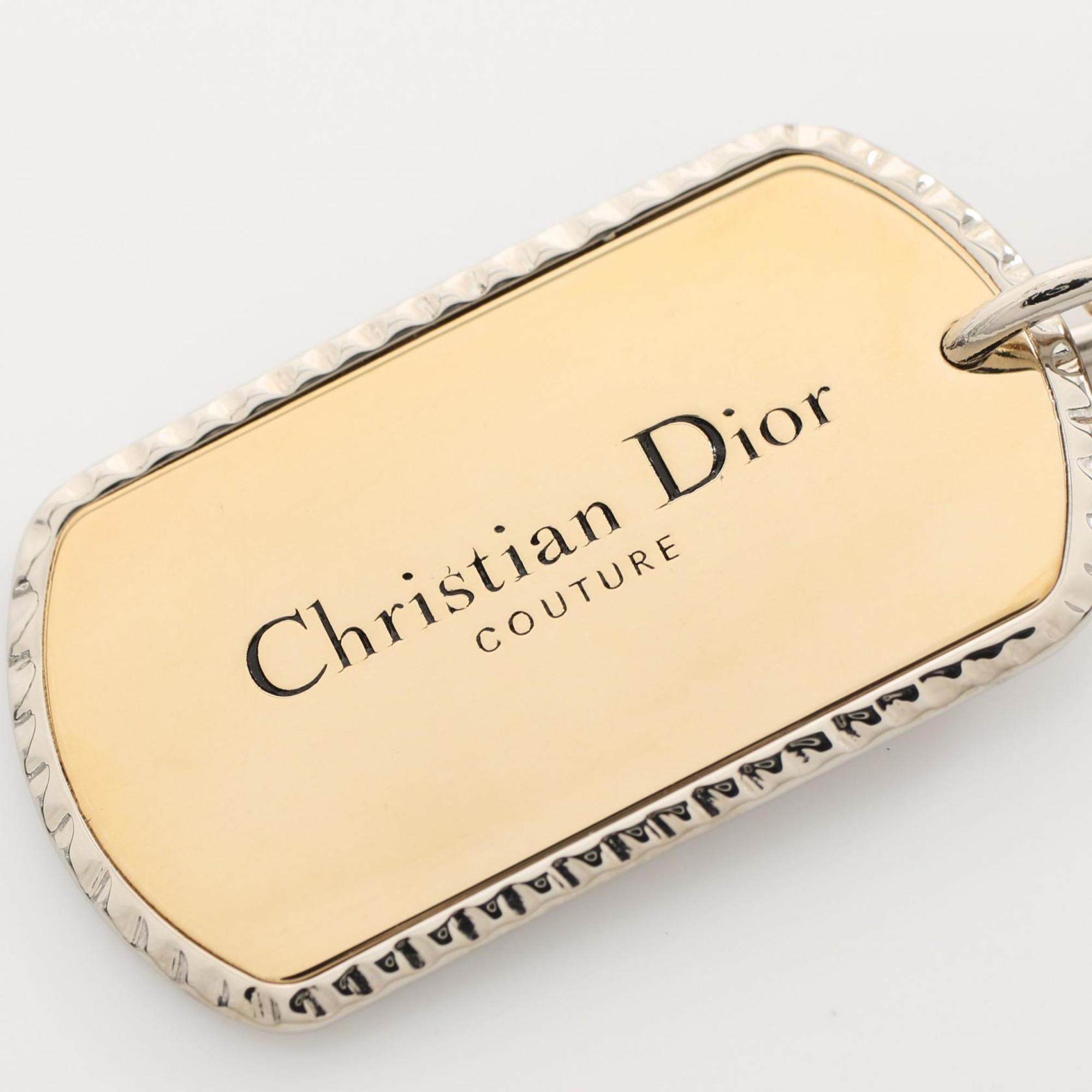 Christian Dior Dior Necklace GP (Gold Plated) Stainless Steel Men's Gold Silver N2504HOMMT300