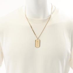 Christian Dior Dior Necklace GP (Gold Plated) Stainless Steel Men's Gold Silver N2504HOMMT300