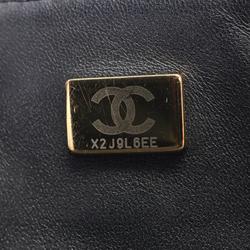 CHANEL Matelasse Shoulder Bag Leather Women's Black