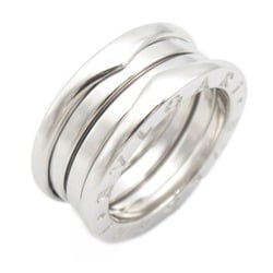 BVLGARI B-zero1 Ring, K18WG (White Gold), Men's, Women's, Silver