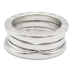 BVLGARI B-zero1 Ring, K18WG (White Gold), Men's, Women's, Silver