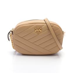 Tory Burch Kira Shoulder Bag, Leather, Women's, Beige, 152353250