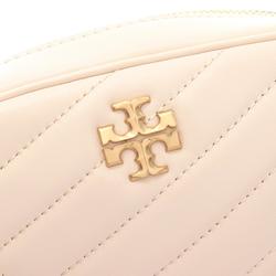 Tory Burch Kira Chevron Camera Bag Shoulder Leather Women's Ivory 152353122