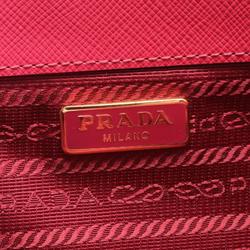 PRADA Shoulder Bag Leather Women's Pink