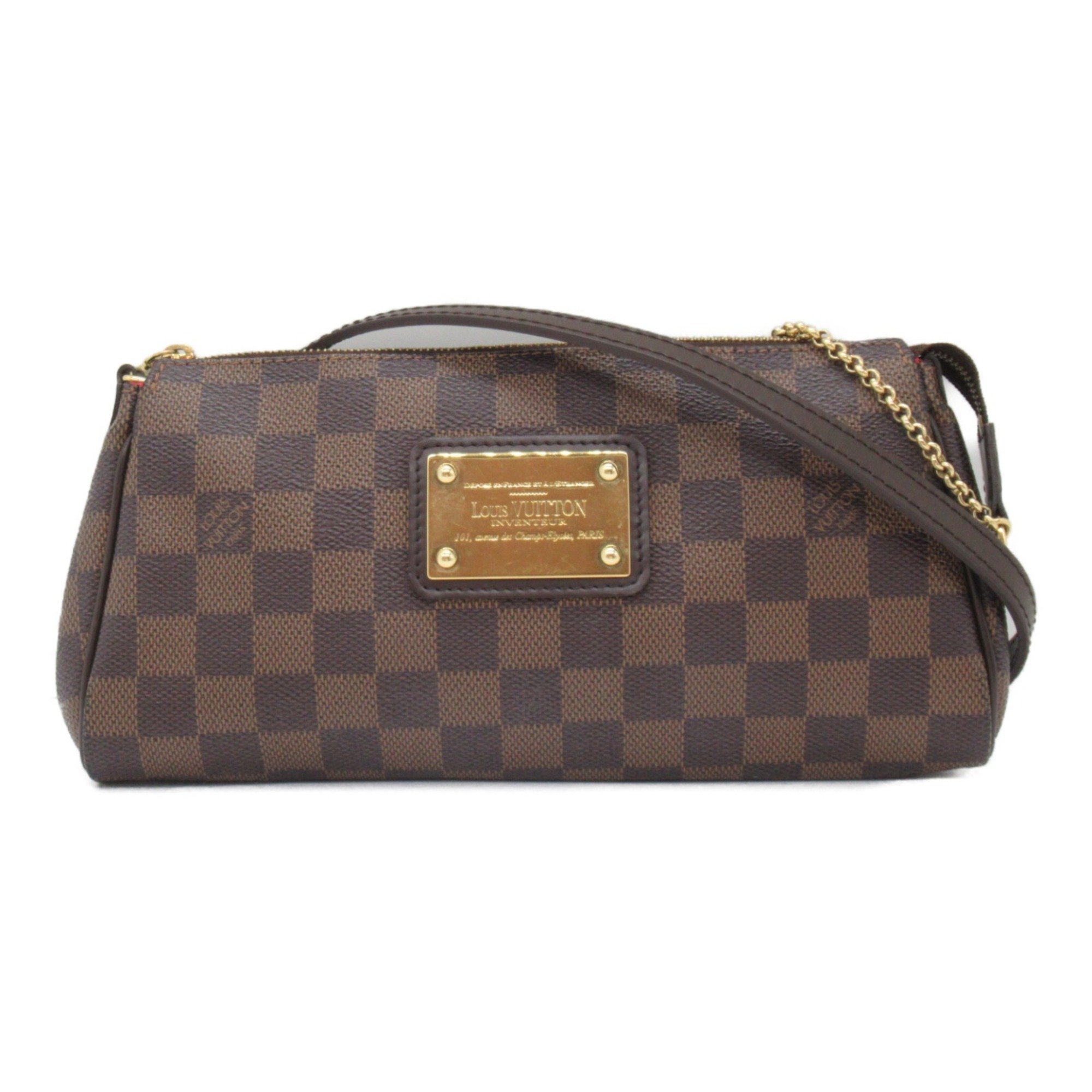 Louis Vuitton LOUIS VUITTON Eva 2way shoulder bag Bag Coated canvas Damier Women's Brown N55213