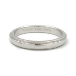 Tiffany & Co. Milgrain Ring, Pt950 Platinum, Men's, Women's, Silver