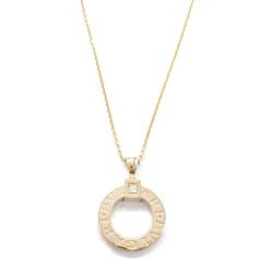 BVLGARI Diamond Necklace K18PG (Pink Gold) Ladies Clear CL854894