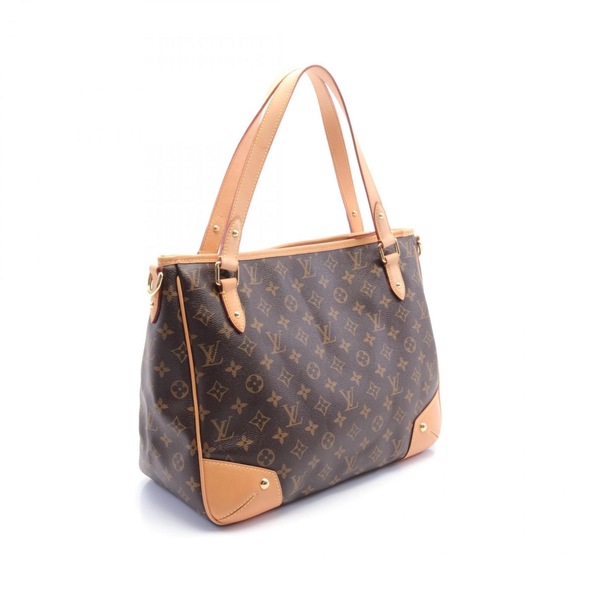 Louis Vuitton Estrella MM Tote Bag, Coated Canvas, Leather, Monogram, Women's, Brown, M41232