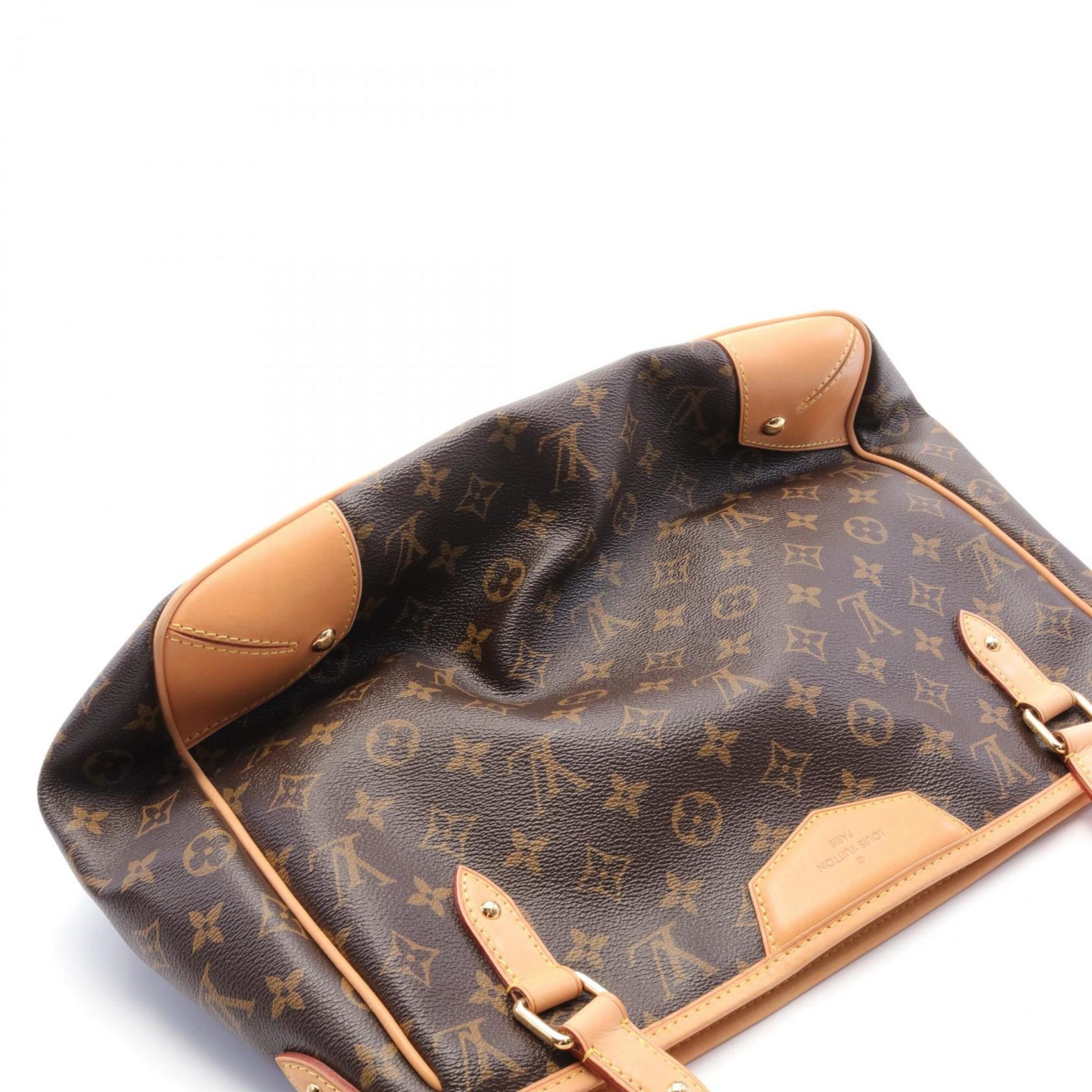 Louis Vuitton Estrella MM Tote Bag, Coated Canvas, Leather, Monogram, Women's, Brown, M41232