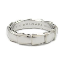 BVLGARI Serpenti Viper Ring, K18WG (White Gold), Men's, Women's, Silver