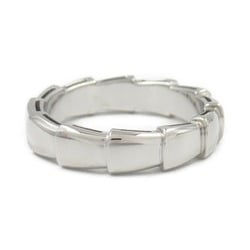 BVLGARI Serpenti Viper Ring, K18WG (White Gold), Men's, Women's, Silver