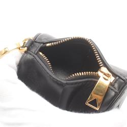 BOTTEGA VENETA CASSETTE Shoulder Bag Leather Women's Black