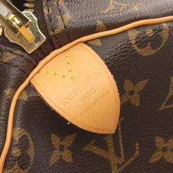 Louis Vuitton Keepall 50 Boston Bag, Coated Canvas, Leather, Monogram, Men's, Women's, Brown, M41426