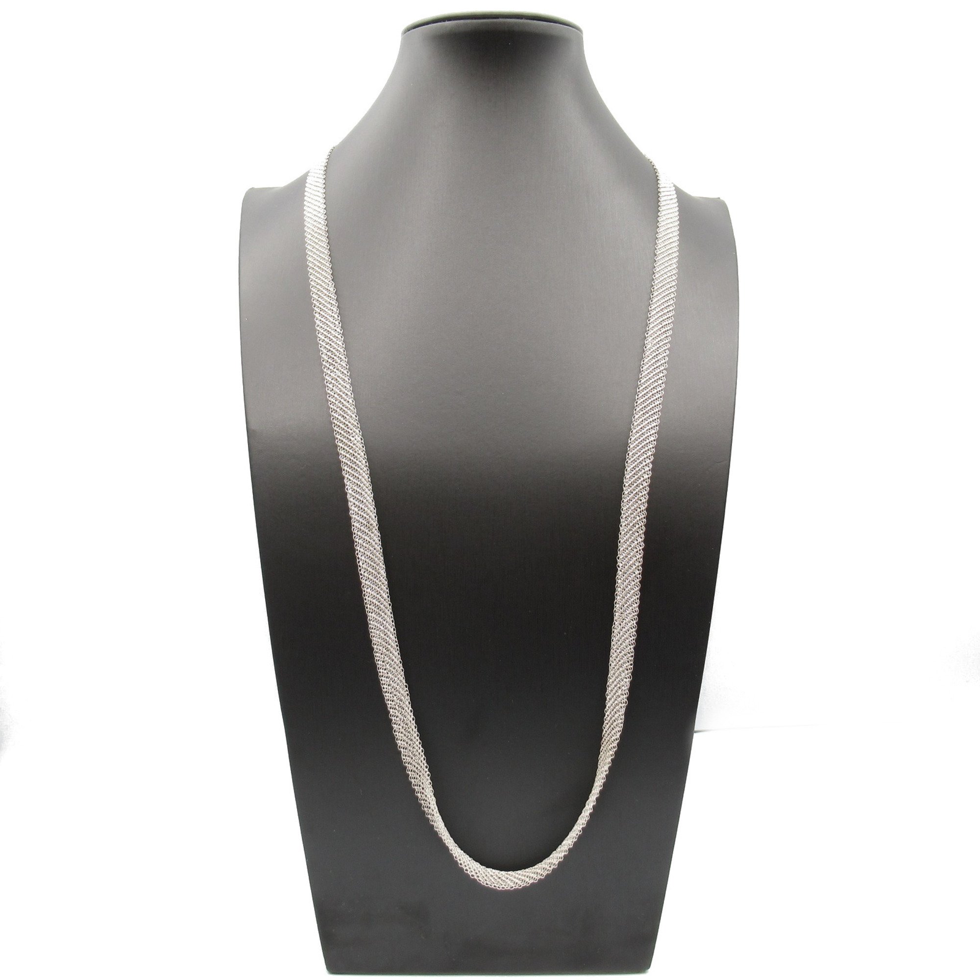 Tiffany & Co. Mesh Necklace, Silver 925, Men's, Women's,