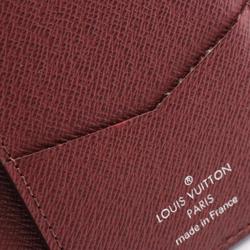 Louis Vuitton LOUIS VUITTON Organizer de Poche Business Card Holder/Card Case Leather Epi Men's Bordeaux M60620