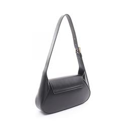 PRADA CITY CALF Shoulder Bag Leather Women's Black 1BD3582AIXF0002