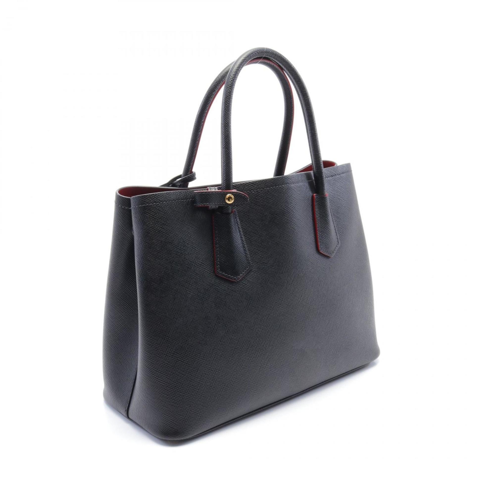 PRADA handbag, saffiano leather, navy, for women