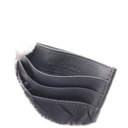 BOTTEGA VENETA Intrecciato Business Card Holder/Card Case Leather Men's Women's Black 743209VCPQ38803