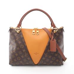 Louis Vuitton LOUIS VUITTON V Tote MM Handbag Bag Coated Canvas Leather Monogram Women's Brown M43951