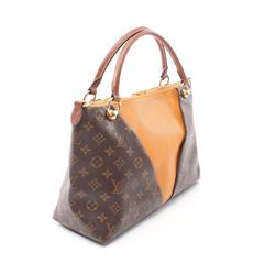 Louis Vuitton LOUIS VUITTON V Tote MM Handbag Bag Coated Canvas Leather Monogram Women's Brown M43951