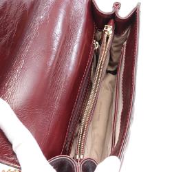 Michael Kors WHITNEY Shoulder Bag, Leather, Women's, Bordeaux