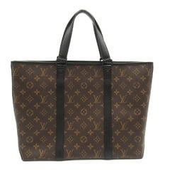 Louis Vuitton LOUIS VUITTON Weekend Tote PM Bag Coated Canvas Monogram Macassar Men's Women's Brown Black M45734