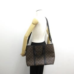 Louis Vuitton LOUIS VUITTON Weekend Tote PM Bag Coated Canvas Monogram Macassar Men's Women's Brown Black M45734