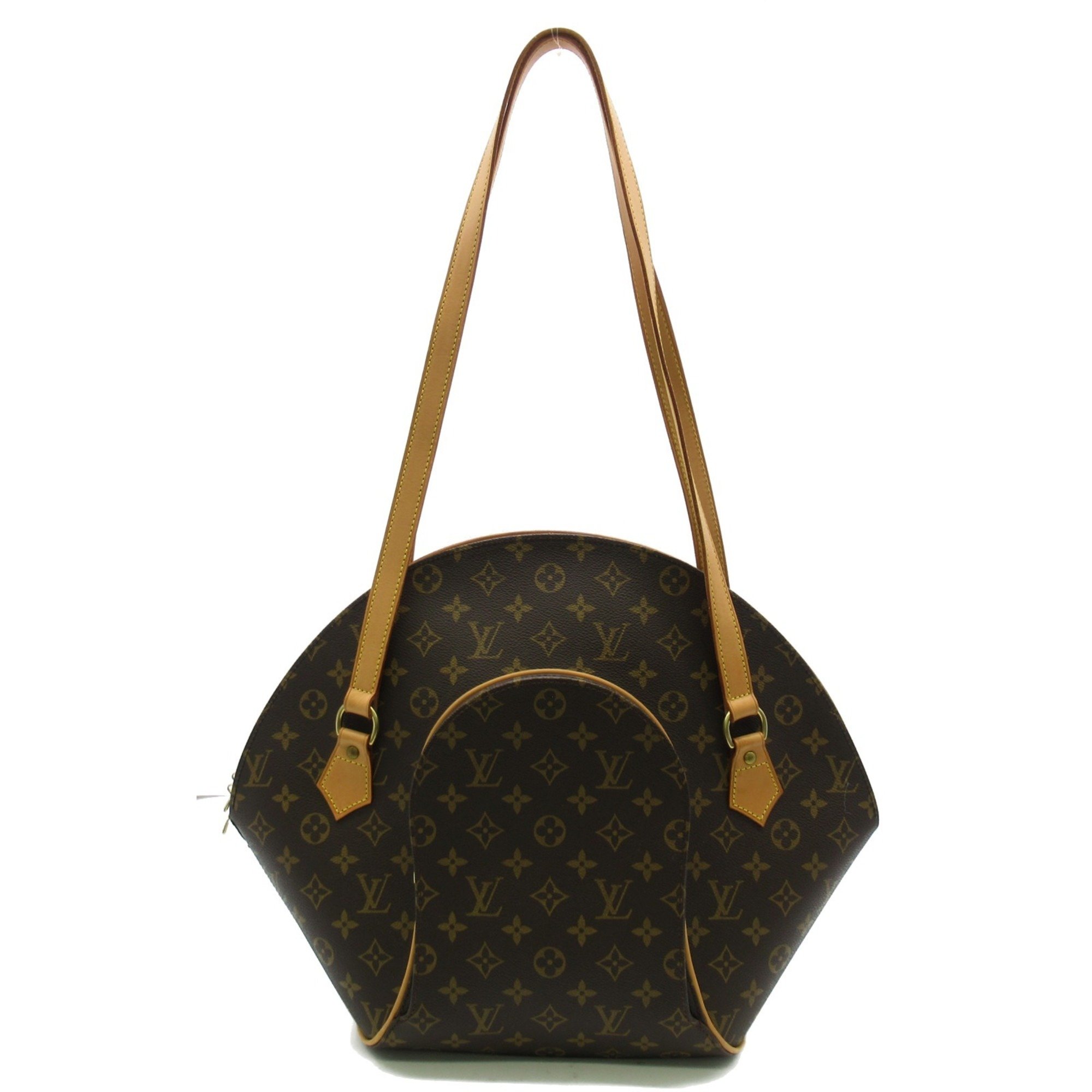 Louis Vuitton Ellipse Shoulder Bag, Coated Canvas, Monogram, Women's, Brown, M51128