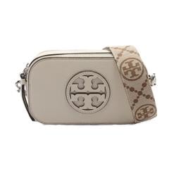 Tory Burch Mirror Crossbody Shoulder Bag Leather Women's White 150153104