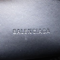 BALENCIAGA Hourglass 2way Shoulder Bag Leather Women's Black