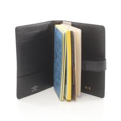 Louis Vuitton Agenda MM Notebook Cover Leather Epi Men's Women's Black R20042