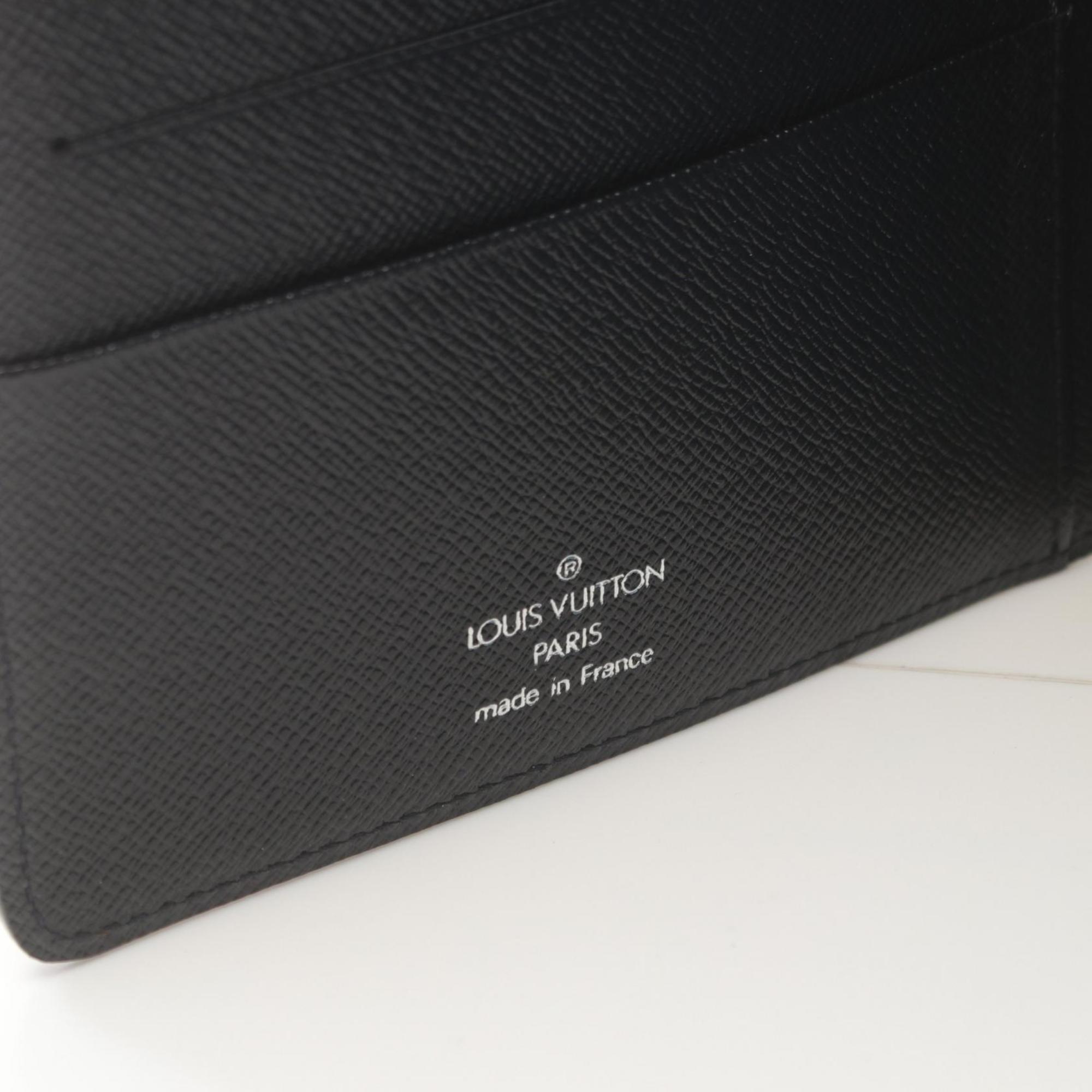 Louis Vuitton Agenda MM Notebook Cover Leather Epi Men's Women's Black R20042