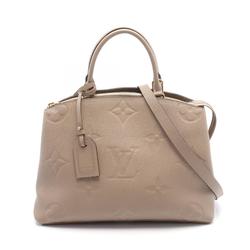 LOUIS VUITTON Grand Palais MM Handbag Bag Leather Monogram Empreinte Women's Beige M45833