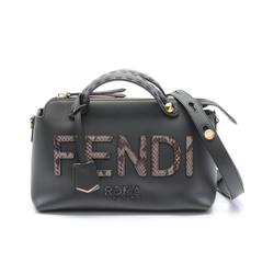 FENDI BY THE WAY MEDIUM Handbag Bag Leather Exotic Women's Grey 8BL146